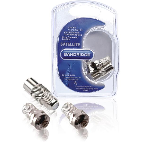 Bandridge BVK350 coaxconnector F-type 3 stuk(s)