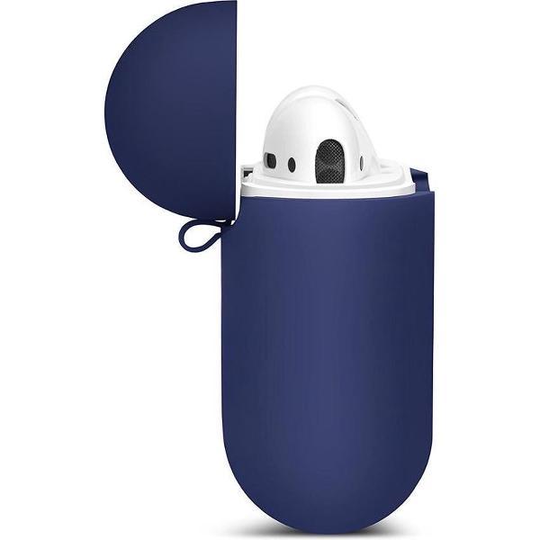 JAP - Silicone case cover met straps voor Apple Airpods en JAP Sounds - Blauw