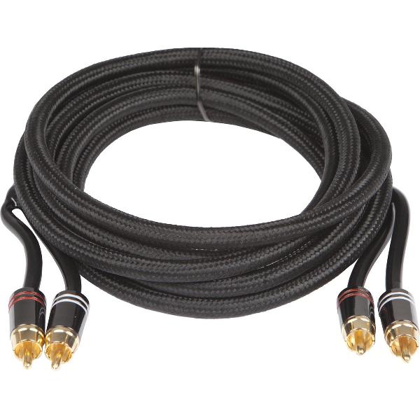 AUDIO-SYSTEEM HIGH-END cinch-kabel. 1500mm OFC cinch-kabel met SNAKE-SKIN