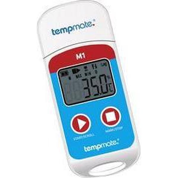 tempmate M1 Temperatuur datalogger Te meten grootheid: Temperatuur -30 tot +70 °C PDF-functie