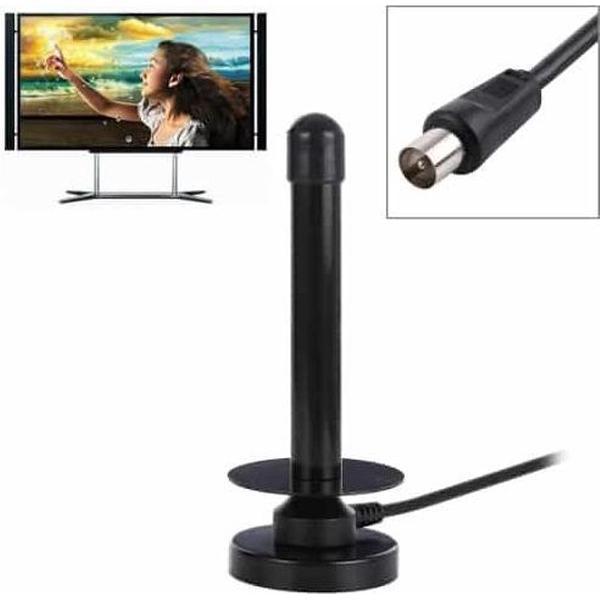 Let op type!! 25dB DVB-T Externe Digitale Antenne HDTV Booster (Hardcover Editie)(zwart)