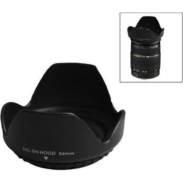 52 mm zonnekap voor camera's (schroefbevestiging) (zwart)
