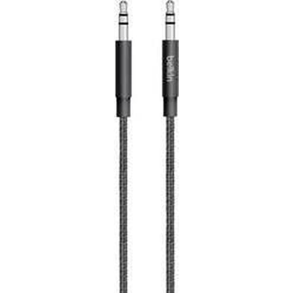 Belkin MIXIT Metallic 3.5 mm AUX-kabel - 1,2 meter - Zwart