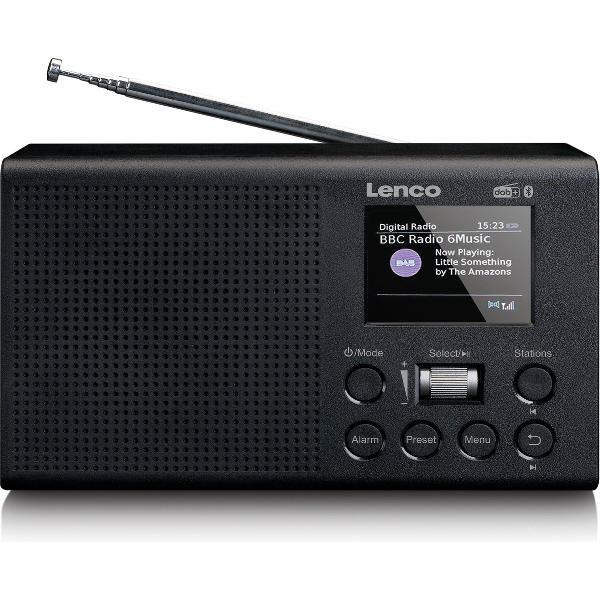 Lenco PDR-031 - Draagbare radio met FM en DAB+ - Zwart