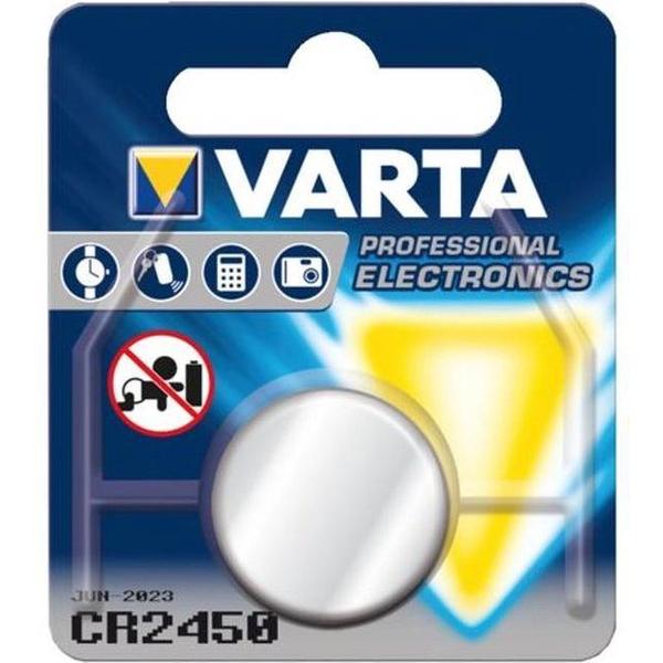 VARTA CR2450 LITHIUM 3V OP KAART
