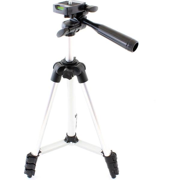 Camerastatief met Beweegbare 3D-Kop - Aluminium - 112CM