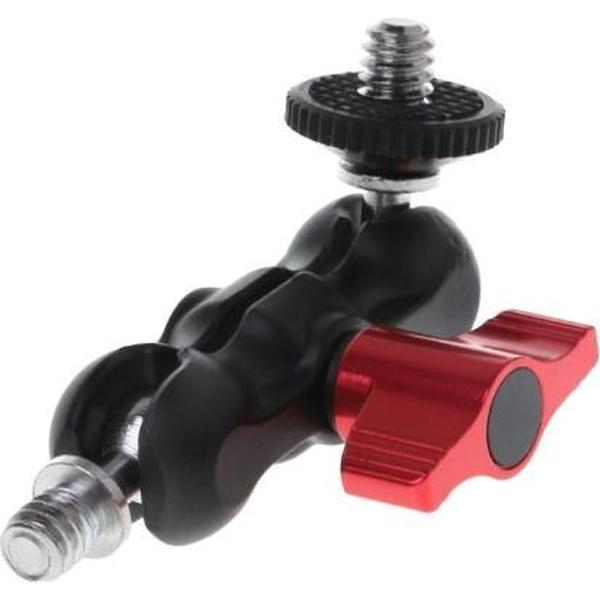 SLR Camera Magische Arm Beugel Flitsschoen Balhoofd Dubbele Bal Gimbal Hand Grote Erwt Clip
