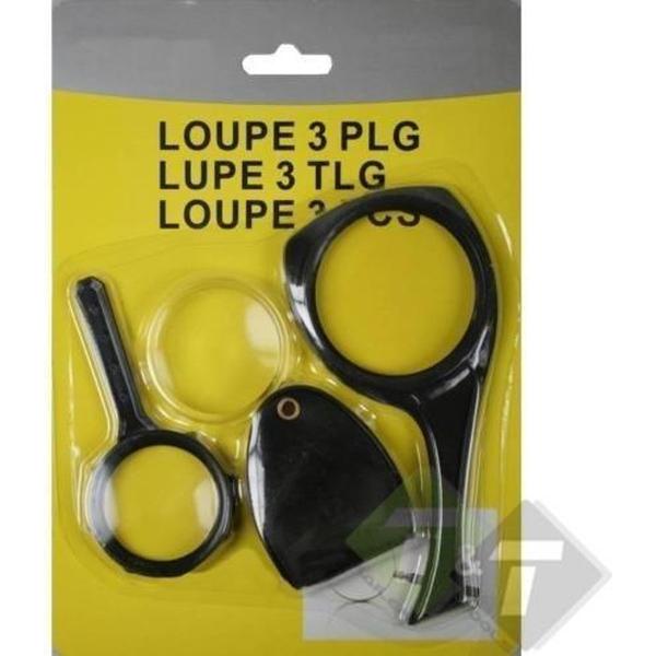 Loupe, Leesloupe, 3 delig, Benson