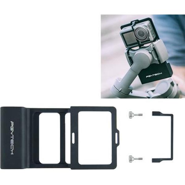 PGYTECH Mobile Gimbal Switch Mount Plate voor DJI Osmo Mobile 3/2, DJI Osmo Action / GoPro HERO8 / 7/6/5 (zwart)
