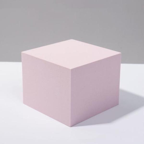 8 STKS Geometrische Kubus Foto Rekwisieten Decoratieve Ornamenten Fotografie Platform, Kleur: Groot Lichtroze Rechthoekig