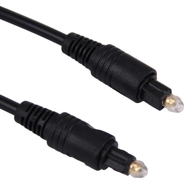 Digitale audio optische vezel Toslink-kabel, kabellengte: 3 m, buitendiameter: 4.0 mm (verguld)