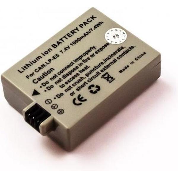 Battery similar CANON LP-E5, Li-ion, 7,4V, 1000mAh, 7,4Wh