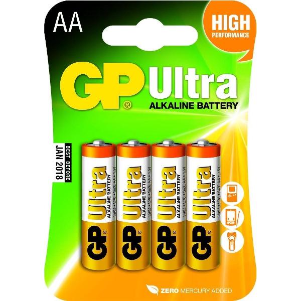 GP Ultra AA batterij Blister