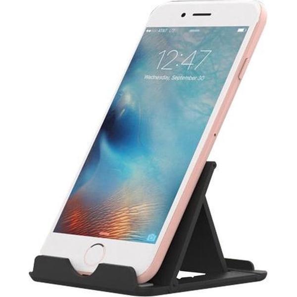 GadgetBay Universele Vouwbare desktop telefoonhouder standaard - Zwart Stelbaar