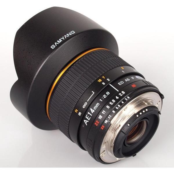 Samyang 14mm F2.8 ED AS IF UMC - Prime lens - geschikt voor Nikon Spiegelreflex