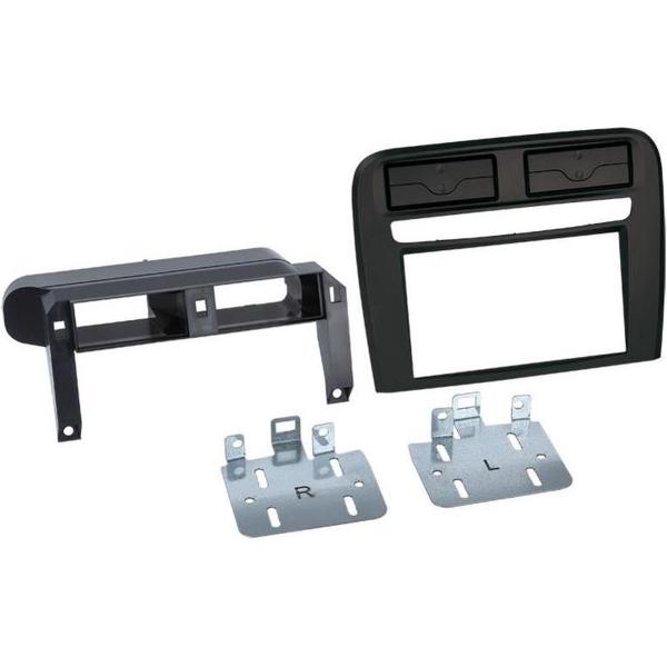 2-DIN paneel Fiat Grande Punto 2005-2010 zwart