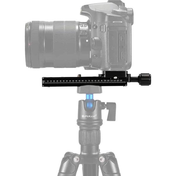 PULUZ FNR-140 Multifunctionele 140 mm rail nodale schuifplaat met snelkoppeling