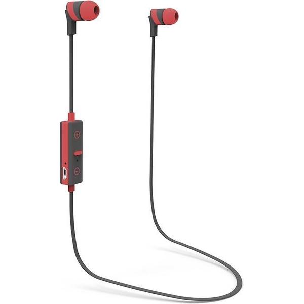 X-ONE ASBT1000R Headset In-ear Zwart, Rood