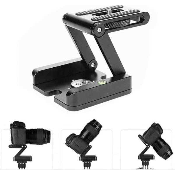 Professionele Z Type Standhouder Statief Kit Tilt Hoofd