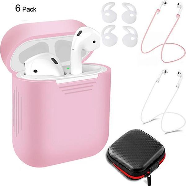 Silicone beschermhoes voor uw Airpods - Roze