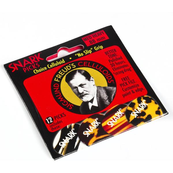 Snark 88C, 1,00mm,12 plectrum set, gepolijste rand, incl. pick file