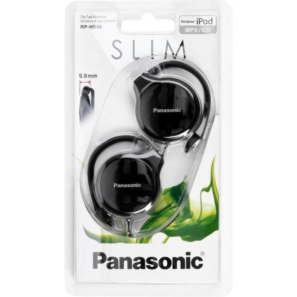 Panasonic RP-HS46E-K hoofdtelefoon/headset Hoofdtelefoons oorhaak Zwart