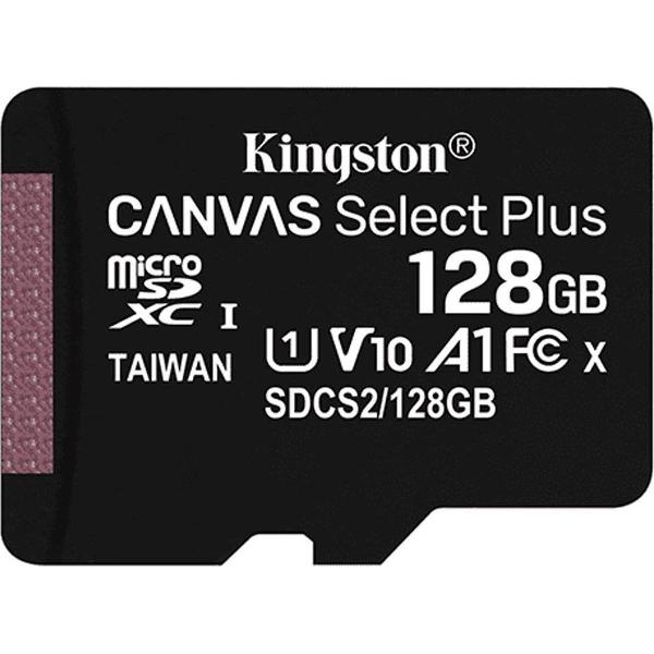 Kingston - SDHC Geheugenkaart - Class 10 - Inclusief adapter - 128 GB