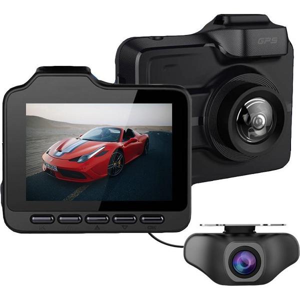 GT85 4K Ultra HD 2CH Dual Wifi GPS dashcam voor auto