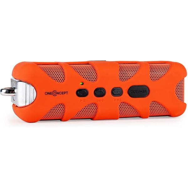 Orange Know Bluetooth-luidspreker AUX accu oranje