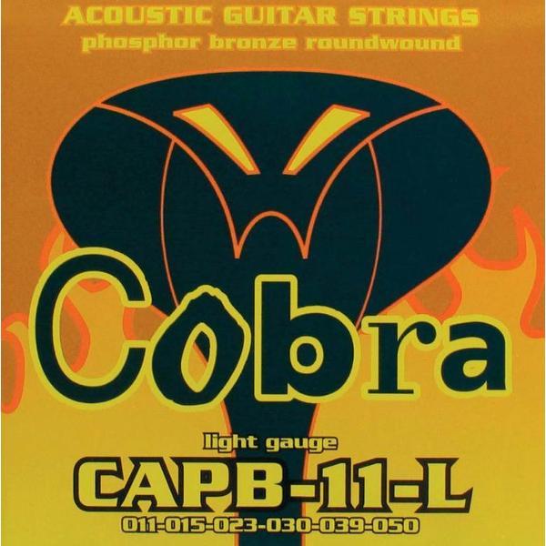 Snarenset akoestische gitaar, phosphor bronze wound, light: .011-.015-.023-.030-.039-.050