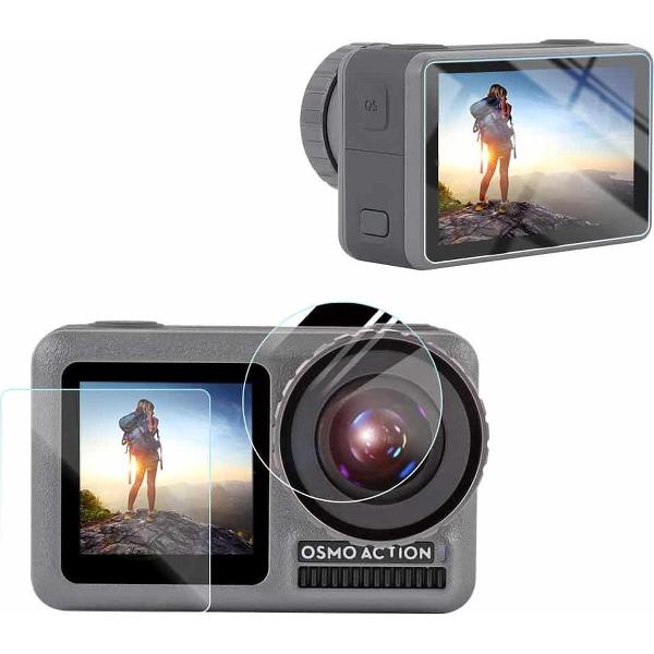 Lens + voor- en achterkant LCD-scherm HD-beschermfolie voor DJI Osmo Action