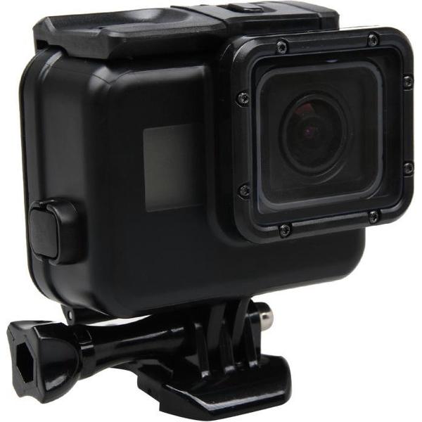 2 in 1 voor GoPro HERO5 Touch Screen Back Cover + 45m Waterdicht Housing beschermings hoesje(No Need to Disassemble Lens When Installed) met Buckle Basic Mount & Lead schroeven (zwart)