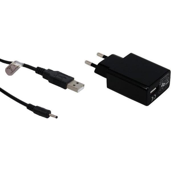 3A lader TUV gekeurd 1 m Oplaadkabel en oplader adapter met stekker. Past ook op Odys Primo 10 Quad, Study Tab, Titan, Uno X10, Windesk X10, Winpad V10, Xelio 10 Quad