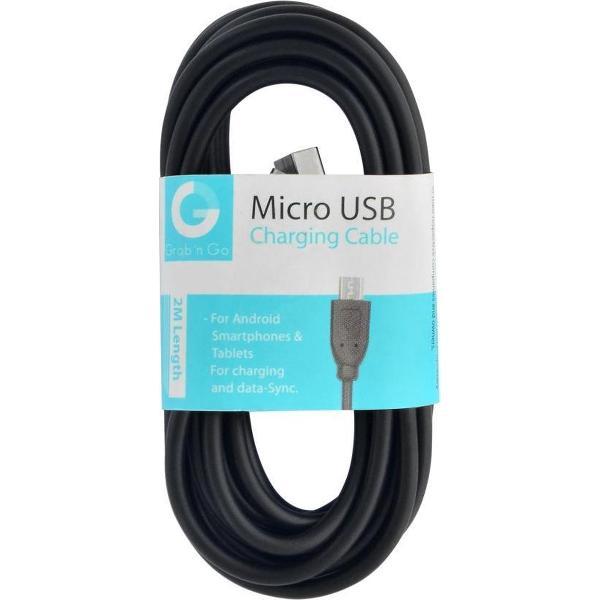 GrabNGo Gng Laad/datak.micro-usb 2m Zw