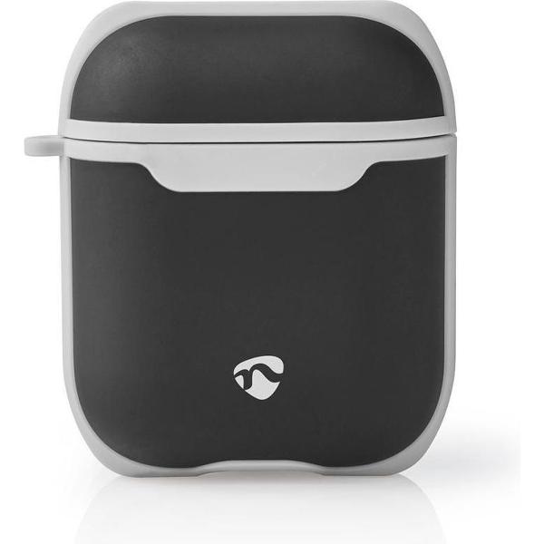 Nedis Airpodscase | Airpods 1 & 2 - Protective Case | Zwart / Grijs