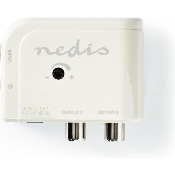 Nedis Catv-versterker | 15 Db Versterking | 50-694 Mhz | 2 Uitgangen