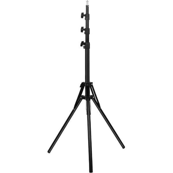 PULUZ Omgekeerd Opvouwbaar 4 Secties 1.8m Hoogte Statiefhouder voor Vlogging Videolicht Live Broadcast Kits (Zwart)