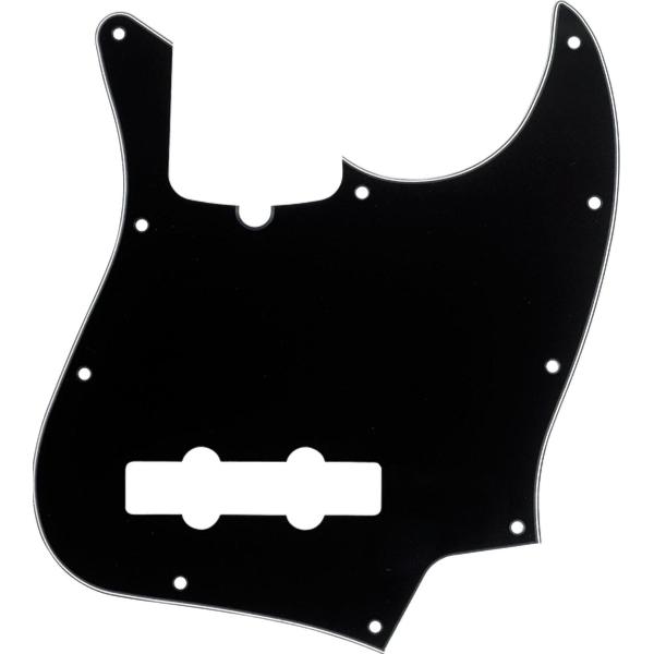 Pickguard standaard Jazz bas zwart 3-Ply