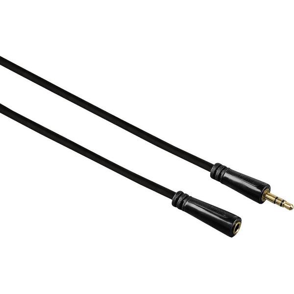Hama audio verlengkabel 3.5mm jack 5.0m, 3ster