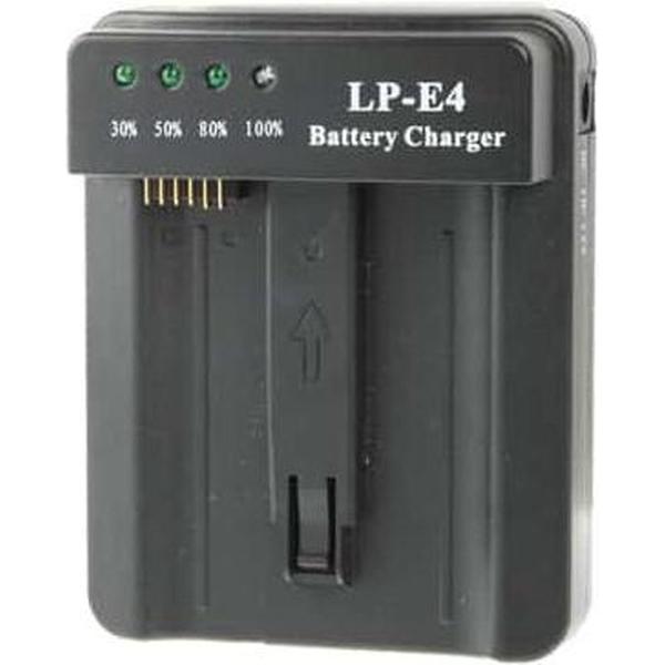 LP-E4 Batterij Oplader voor Canon EOS 1DS Mark III / 1D Mark III 4 / Mark IV / LC-E4 (Zwart)
