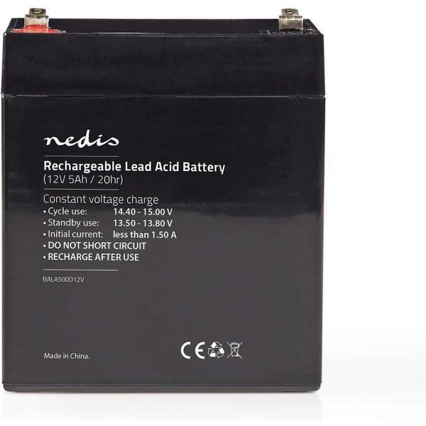 Nedis BALA500012V Oplaadbare Loodzuuraccu 12v 5000 Mah 151 X 98 X 95 Mm