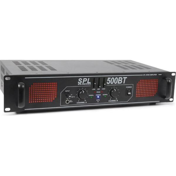 SkyTec SPL500BT 2x 250W versterker met Bluetooth