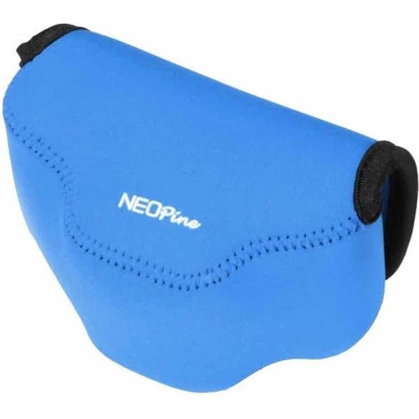 NEOpine Neopreen schokbestendige zachte draagtas met haak voor Fujifilm X30 camera (blauw)