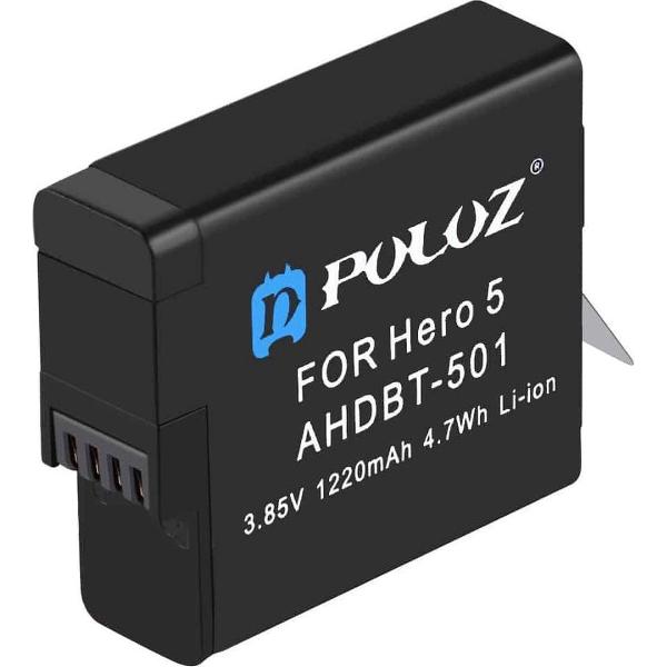 PULUZ voor GoPro HERO7 Zwart / 7 Wit / 7 Zilver / 6/5 AHDBT-501 3.85V 1220 mAh Batterij