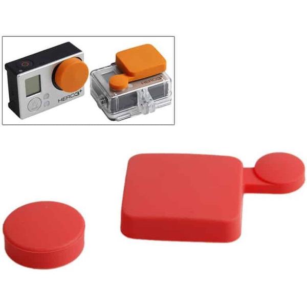 TMC siliconen beschermhoes voor GoPro Hero 4 / 3+ (rood)