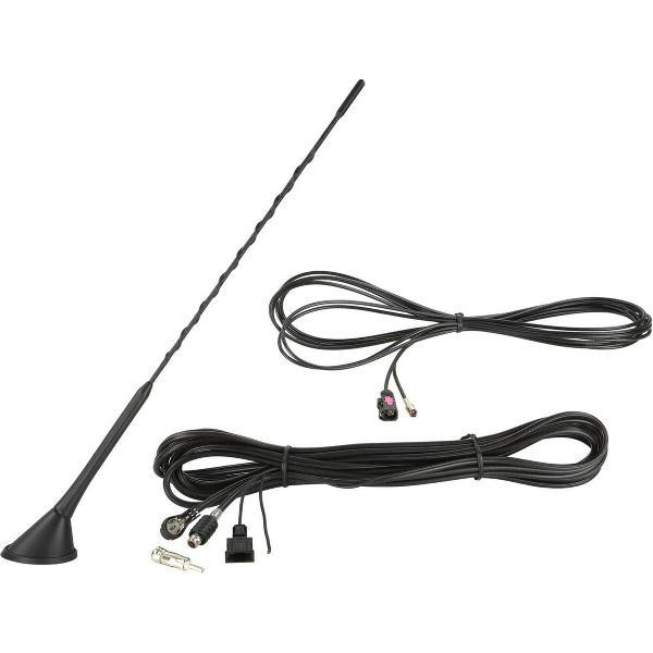 Calearo Dakantenne AM / FM DAB / DAB + 60 ° helling 12V extern Actief incl. kabels