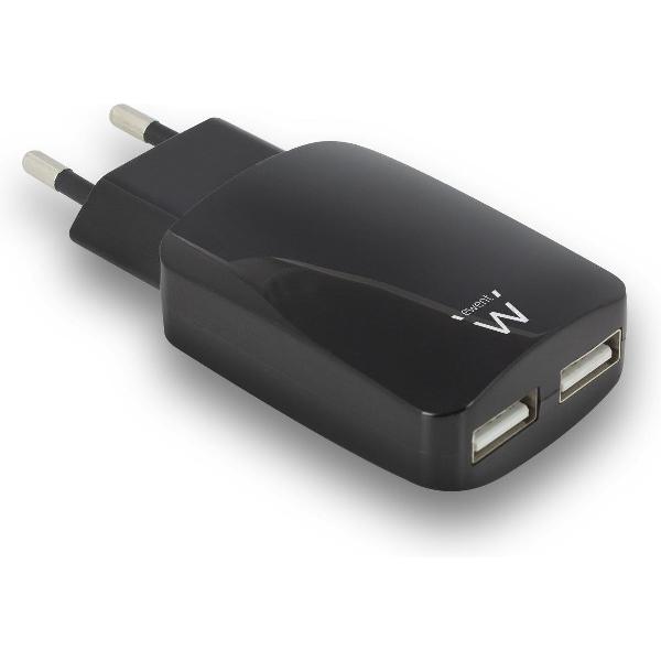 Ewent 2-Poorts Smart USB Lader 3.2A