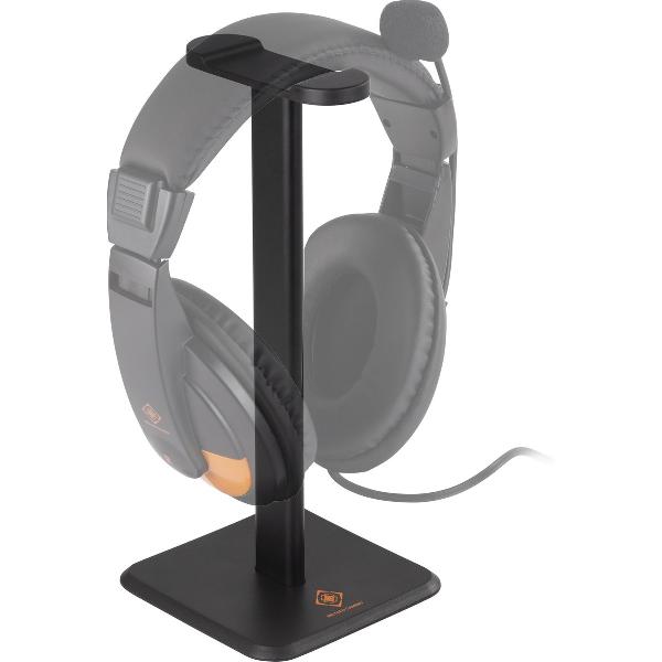 DELTACO GAMING GAM-071 Universele koptelefoon houder - Aluminium - Antislip - Zwart