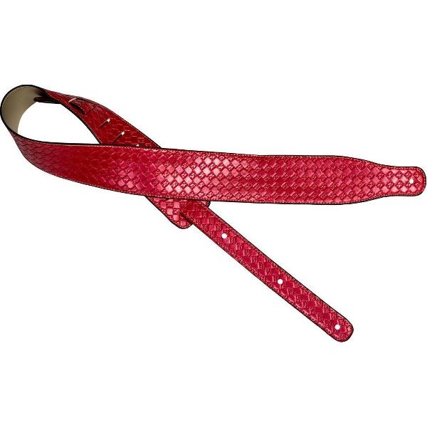Áengus gitaarband Kye – gitaarriem – Shiny red