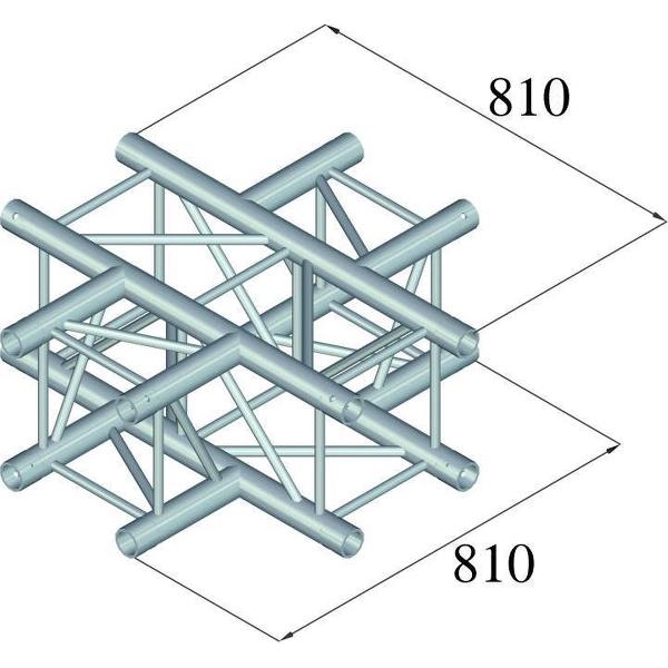 ALUTRUSS QUADLOCK TQ390-QQT41 4-Way Cross Piece